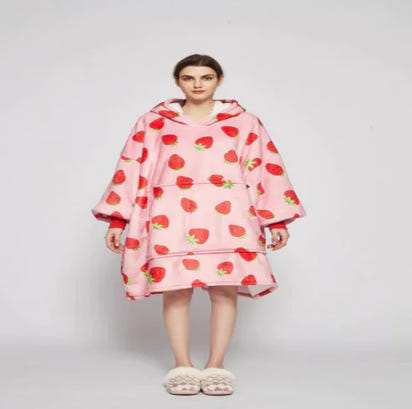 woozies™ Originals — Blanket Hoodie in Faux Lamb Fleece (One Piece)