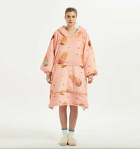 woozies™ Originals — Blanket Hoodie in Faux Lamb Fleece (One Piece)