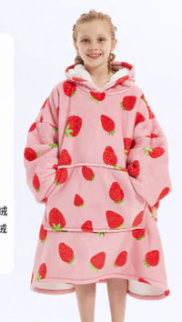 woozies™ Originals — Blanket Hoodie in Faux Lamb Fleece (One Piece)