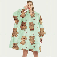 woozies™ Originals — Blanket Hoodie in Faux Lamb Fleece (One Piece)