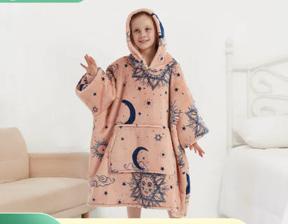 woozies™ Originals — Blanket Hoodie in Faux Lamb Fleece (One Piece)