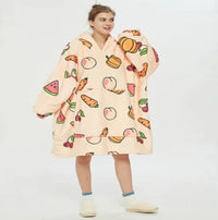 woozies™ Originals — Blanket Hoodie in Faux Lamb Fleece (One Piece)