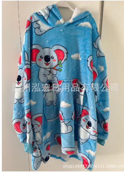 woozies™ Originals — Blanket Hoodie in Faux Lamb Fleece (One Piece)