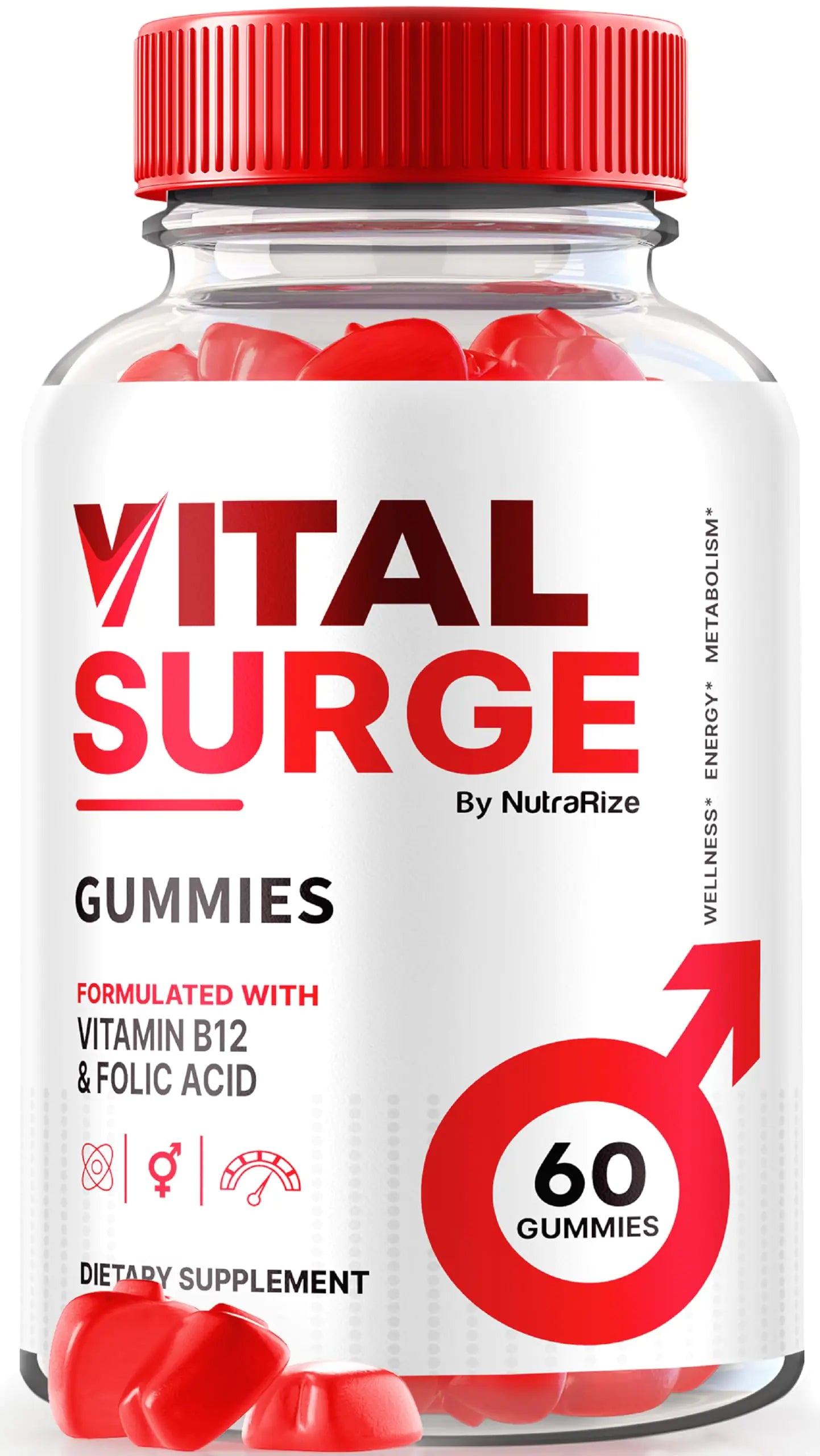 Vital Surge Gummies VitalSurge Gummies All Natural Vital Surge Gomitas Apple Cider Vinegar Supplement Official Vital Surge Gummies Reviews (60 Gummies)