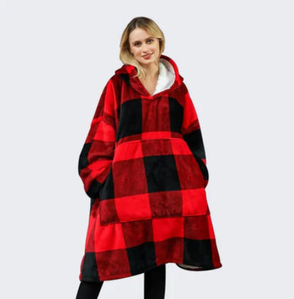 woozies™ Originals — Blanket Hoodie in Faux Lamb Fleece (One Piece)